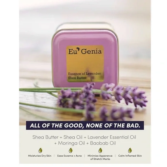 Eu’Genia Lavender Pure Shea Butter Everyday Formula 2pc Set - Picture 4 of 7